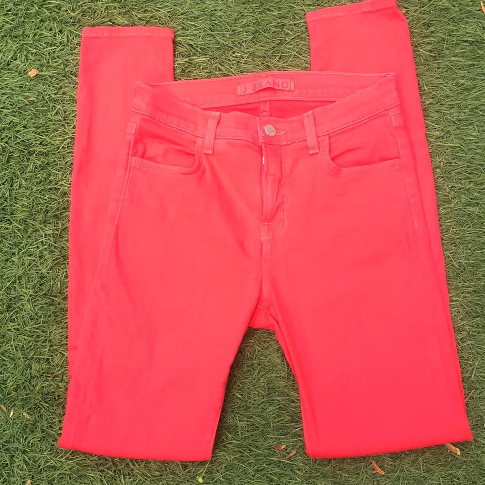 J. Brand Red Jeans